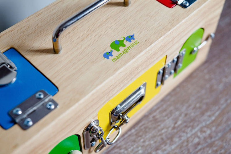 MAMAGENIUS | ORIGINAL LOCK ACTIVITY BOX by MAMAGENIUS - The Playful Collective