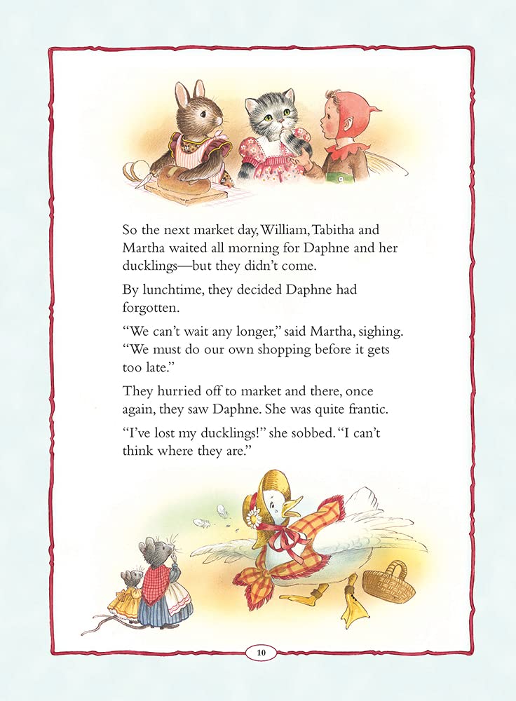 MARTHA B. RABBIT - DAPHNE THE FORGETFUL DUCK Hardback by SHIRLEY BARBER - The Playful Collective