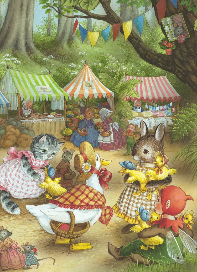 MARTHA B. RABBIT - DAPHNE THE FORGETFUL DUCK Hardback by SHIRLEY BARBER - The Playful Collective