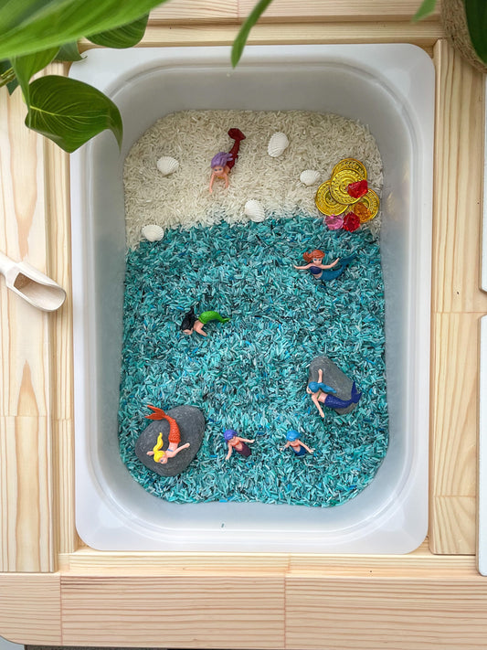 MERMAID MAGIC SMALL WORLD SENSORY KIT Include Container by THE PLAYFUL COLLECTIVE - The Playful Collective