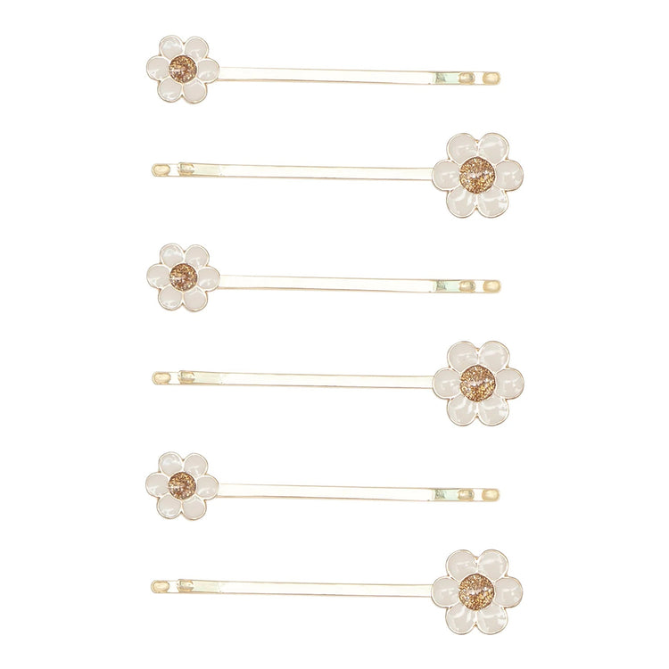 MIMI & LULA | DAISY ENAMEL KIRBY GRIPS - PRAIRIE GIRL *PRE-ORDER* by MIMI & LULA - The Playful Collective