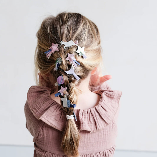 MIMI & LULA | GALAXY MINI HAIR CLIPS - SPACE UNICORN *PRE-ORDER* by MIMI & LULA - The Playful Collective