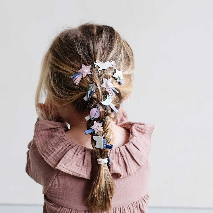 MIMI & LULA | GALAXY MINI HAIR CLIPS - SPACE UNICORN *PRE-ORDER* by MIMI & LULA - The Playful Collective
