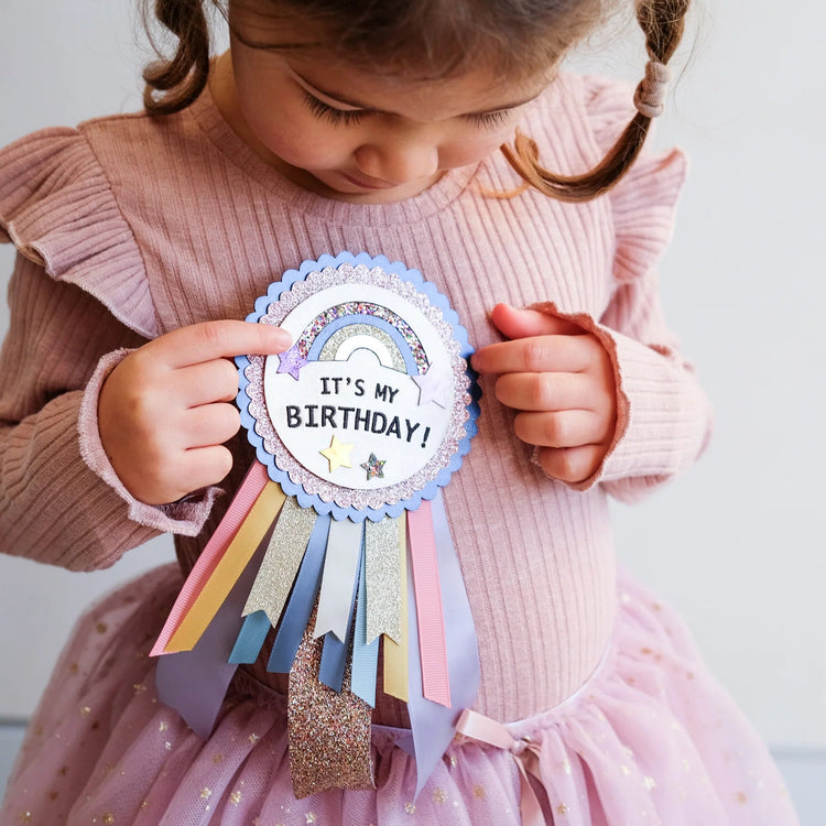 MIMI & LULA | IT'S MY BIRTHDAY ROSETTE - SPACE UNICORN *PRE-ORDER* by MIMI & LULA - The Playful Collective
