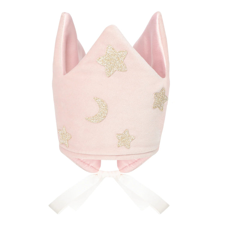 MIMI & LULA | LUXE PRINCESS STARS AND MOON VELVET CROWN *PRE-ORDER* by MIMI & LULA - The Playful Collective