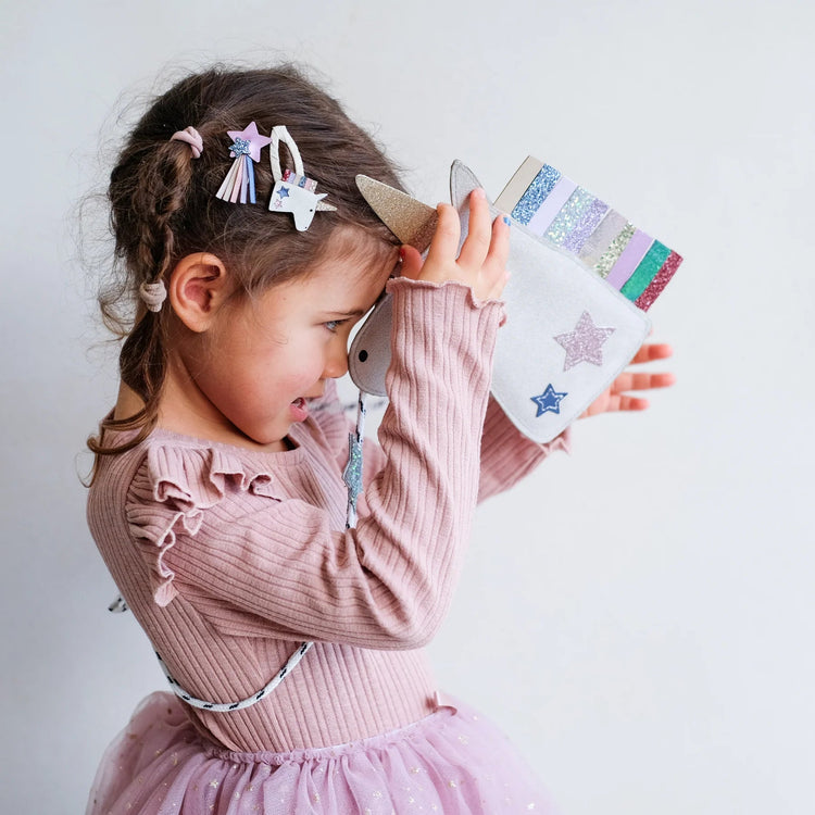 MIMI & LULA | UNICORN CLIC CLAC HAIR CLIPS - SPACE UNICORN *PRE-ORDER* by MIMI & LULA - The Playful Collective