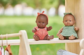 MINILAND EDUCATIONAL DOLLS | 21CM DOLL CLOTHING - ECO KNITTED DRESS & HAIRBAND SET by MINILAND EDUCATIONAL DOLLS - The Playful Collective