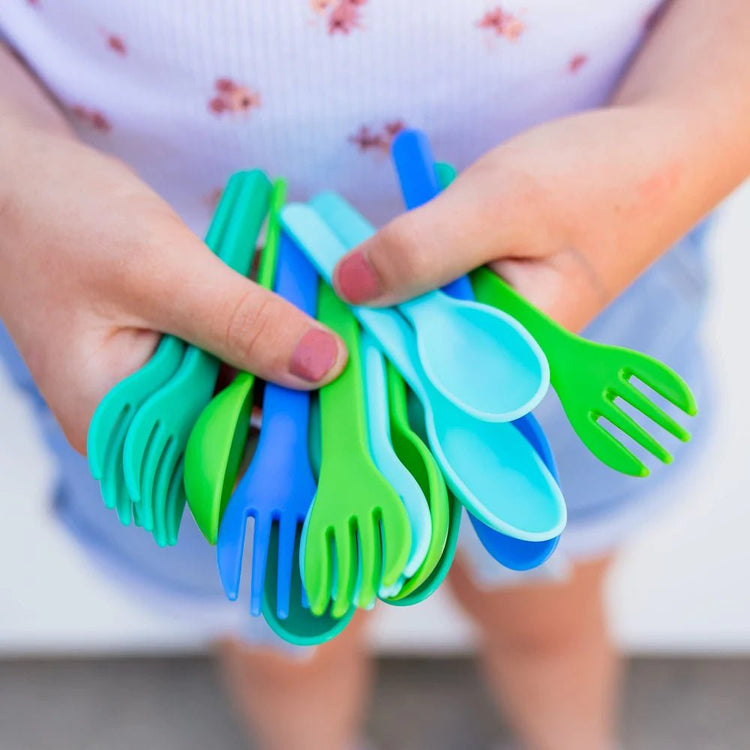 MONTIICO OUT & ABOUT CUTLERY SET Blueberry by MONTIICO - The Playful Collective
