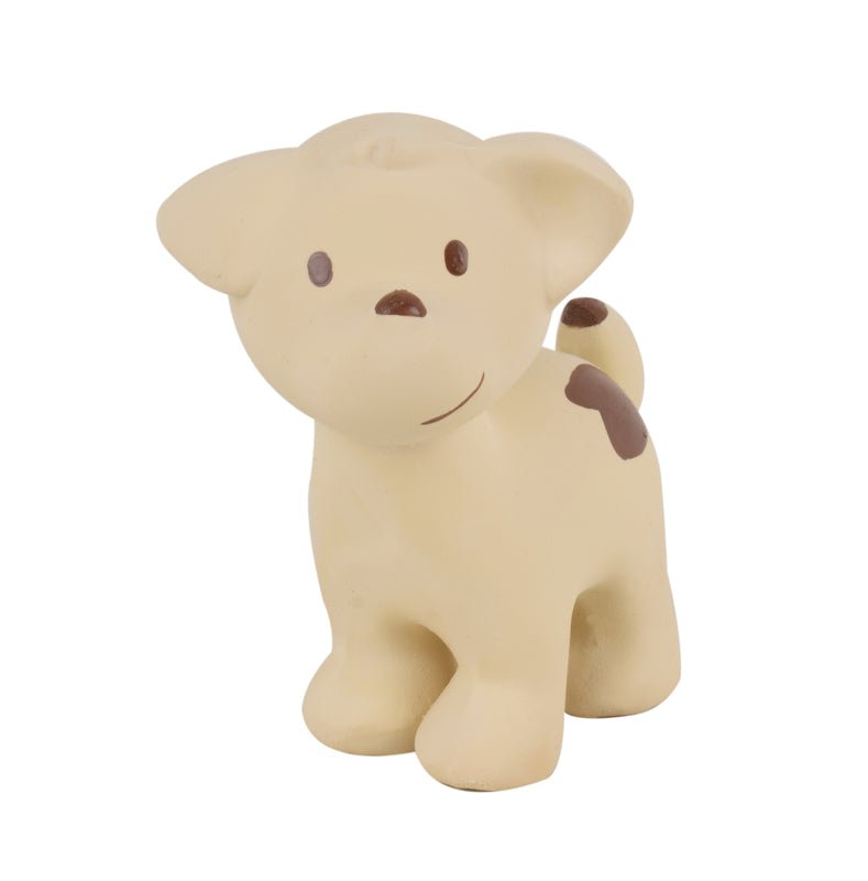 Puppy - Natural Rubber Rattle, Teether & Bath Toy