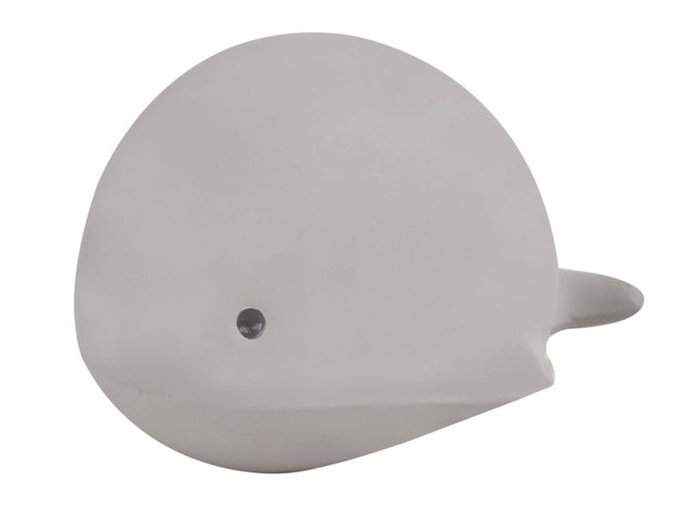 NATURAL RUBBER BABY RATTLE & BATH TOY - WHALE by TIKIRI - The Playful Collective