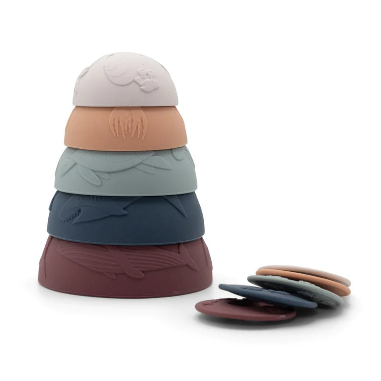 OCEAN STACKING CUPS Earth by JELLYSTONE DESIGNS - The Playful Collective