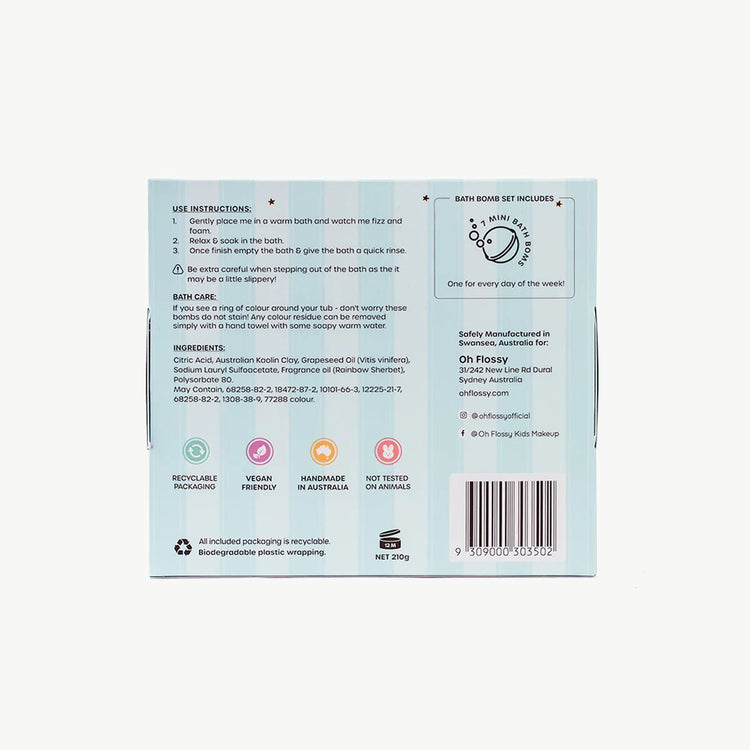 OH FLOSSY | KIDS MINI BATH BOMBS by OH FLOSSY - The Playful Collective