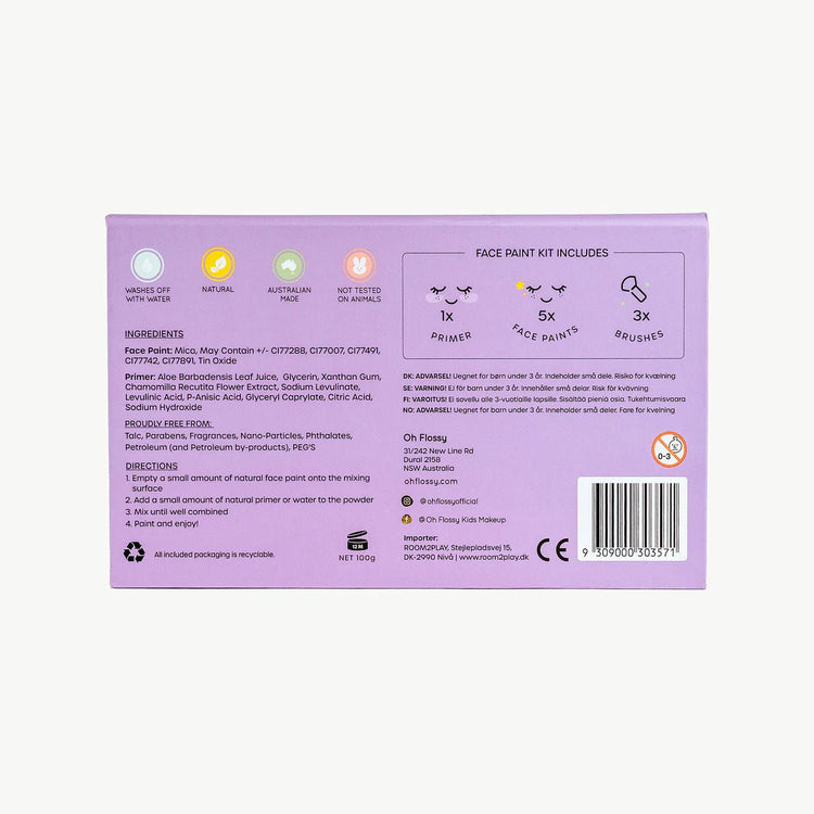 OH FLOSSY | MAGIC GARDEN NATURAL FACE PAINT SET by OH FLOSSY - The Playful Collective
