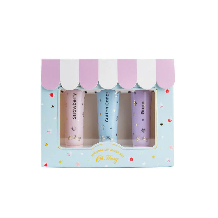 OH FLOSSY | NATURAL LIP GLOSS SET *PRE-ORDER* by OH FLOSSY - The Playful Collective
