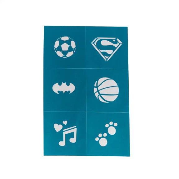 OH FLOSSY REUSABLE ADHESIVE FACE PAINT & MAKEUP STENCILS by OH FLOSSY - The Playful Collective