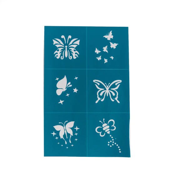 OH FLOSSY REUSABLE ADHESIVE FACE PAINT & MAKEUP STENCILS by OH FLOSSY - The Playful Collective