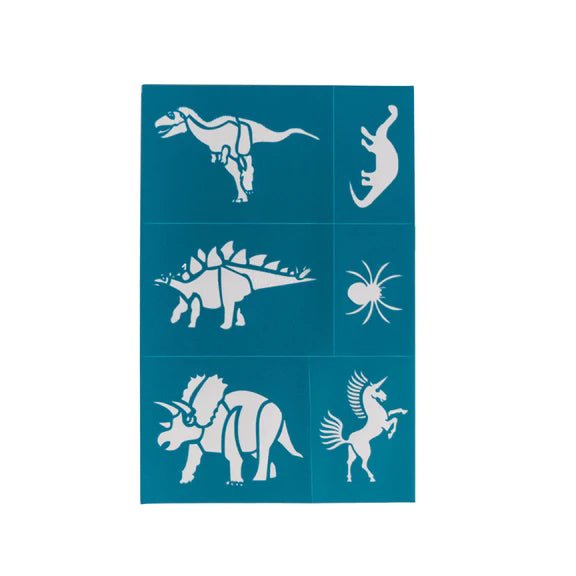 OH FLOSSY REUSABLE ADHESIVE FACE PAINT & MAKEUP STENCILS by OH FLOSSY - The Playful Collective