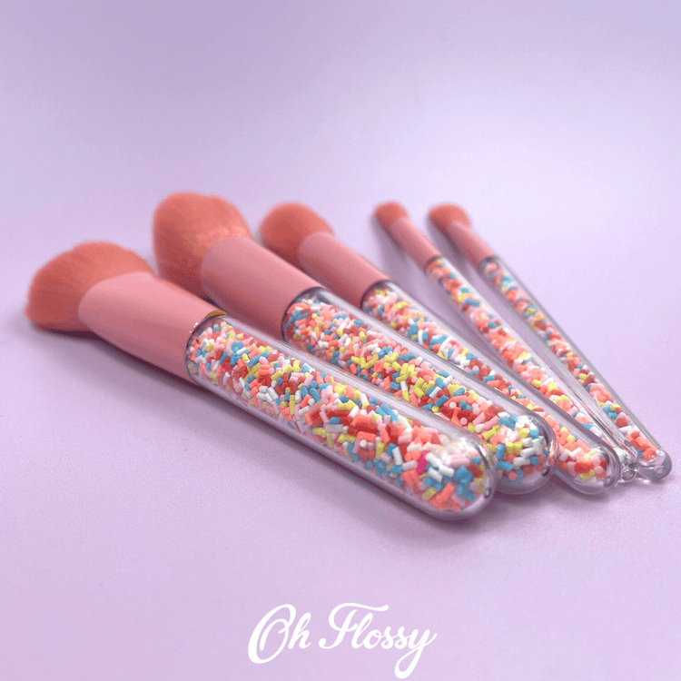 OH FLOSSY SPRINKLE MAKEUP BRUSH SET by OH FLOSSY - The Playful Collective