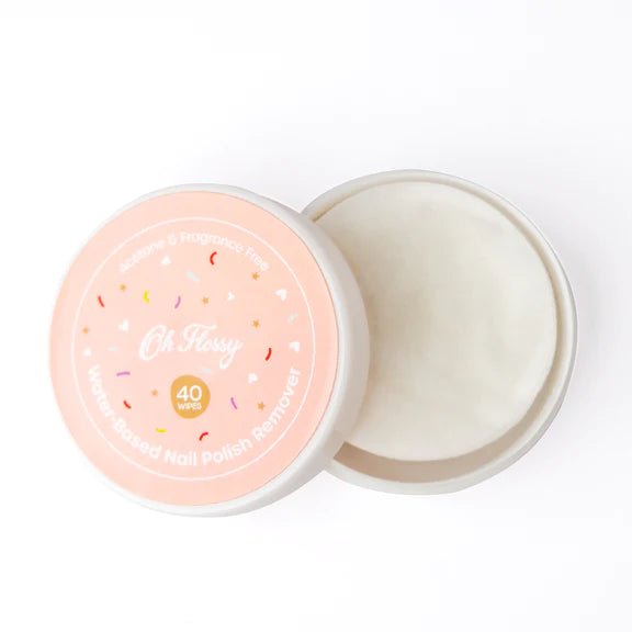 OH FLOSSY WATER-BASED NAIL POLISH REMOVER WIPES by OH FLOSSY - The Playful Collective
