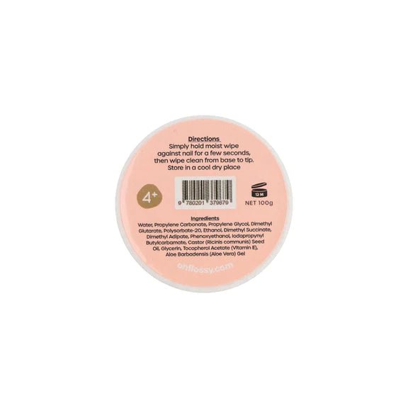 OH FLOSSY WATER-BASED NAIL POLISH REMOVER WIPES by OH FLOSSY - The Playful Collective