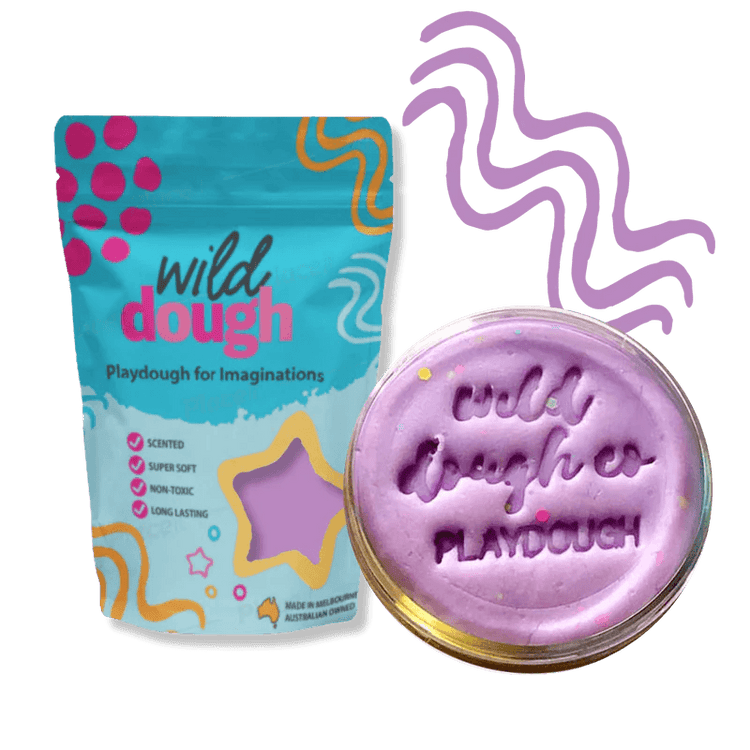 PARTY PURPLE PLAYDOUGH by WILD DOUGH CO - The Playful Collective