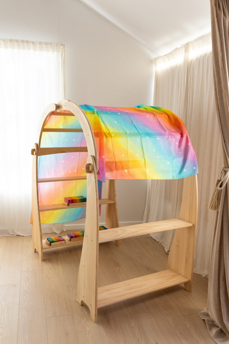 PLAY SILKIES | GIANT PLAY SILK - RAINBOW by PLAY SILKIES - The Playful Collective
