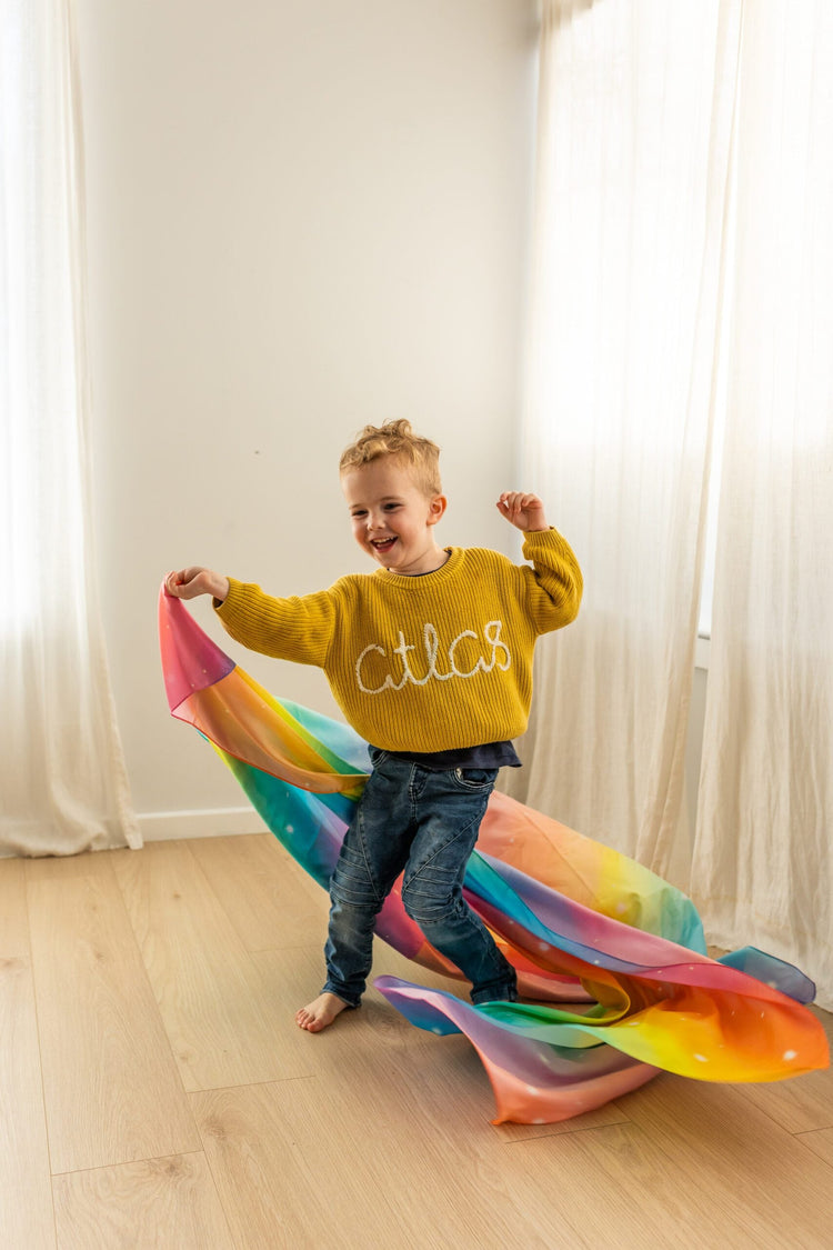 PLAY SILKIES | GIANT PLAY SILK - RAINBOW by PLAY SILKIES - The Playful Collective