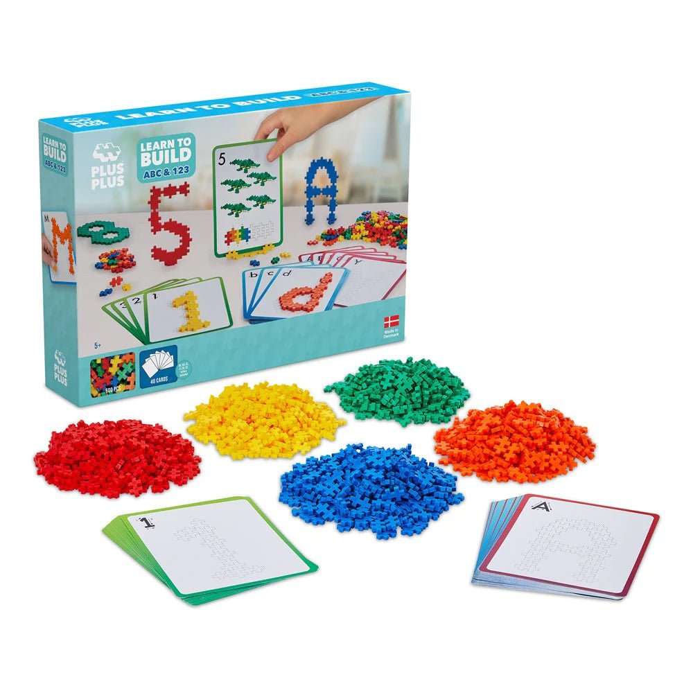PLUS-PLUS | LEARN TO BUILD - ABC & 123 by PLUS-PLUS - The Playful Collective