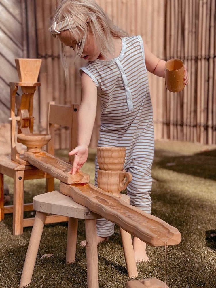 PREORDER - WOODEN WATER + SAND WHEEL by EXPLORE NOOK - The Playful Collective
