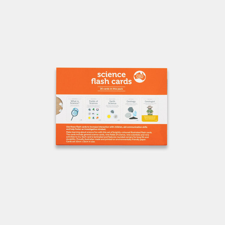 SCIENCE FLASH CARDS by TWO LITTLE DUCKLINGS - The Playful Collective