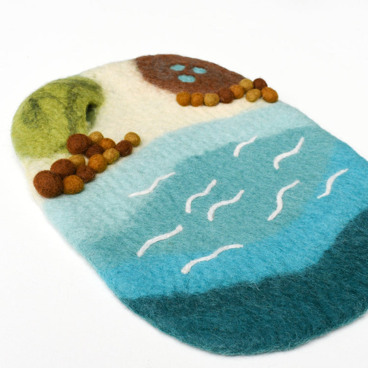 SEA, BEACH AND ROCKPOOL PLAY MAT PLAYSCAPE by TARA TREASURES - The Playful Collective