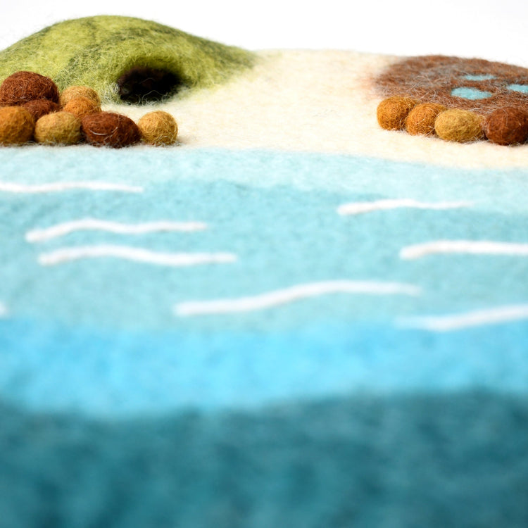 SEA, BEACH AND ROCKPOOL PLAY MAT PLAYSCAPE by TARA TREASURES - The Playful Collective