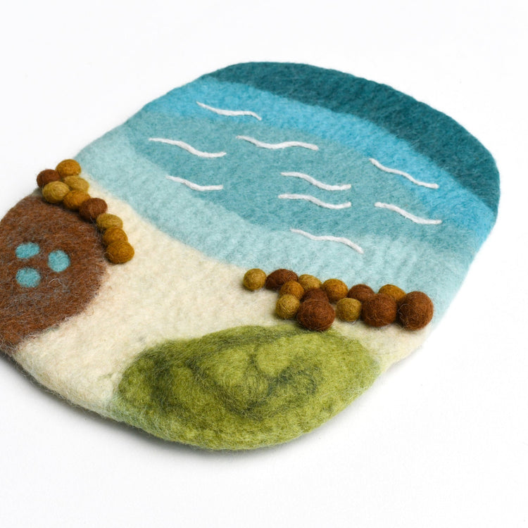 SEA, BEACH AND ROCKPOOL PLAY MAT PLAYSCAPE by TARA TREASURES - The Playful Collective