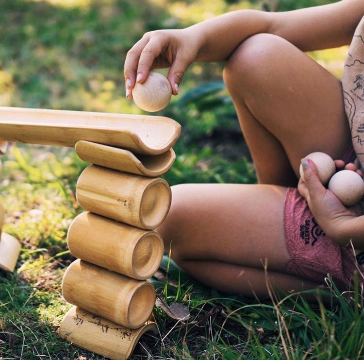 SET OF 3 WOODEN BALLS by EXPLORE NOOK - The Playful Collective