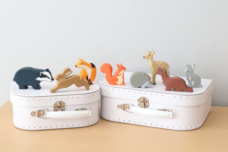SET OF 8 WOODLAND ANIMALS by TENDER LEAF TOYS - The Playful Collective