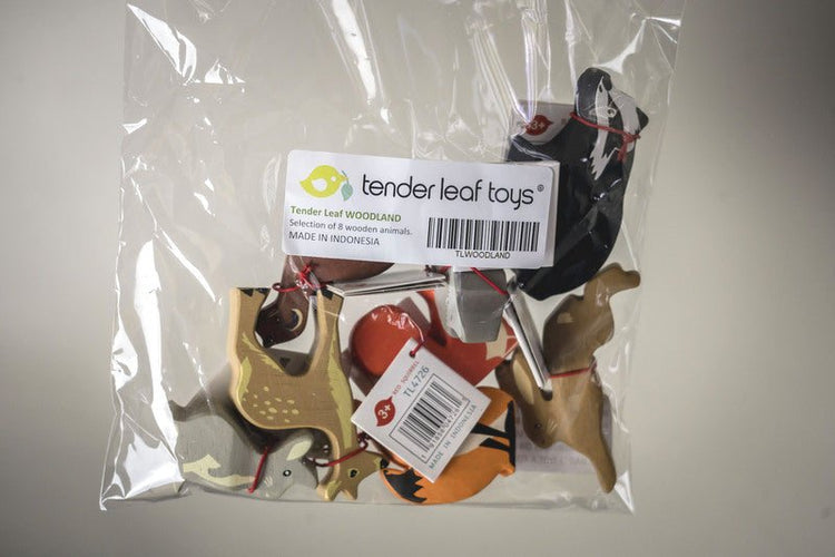 SET OF 8 WOODLAND ANIMALS by TENDER LEAF TOYS - The Playful Collective
