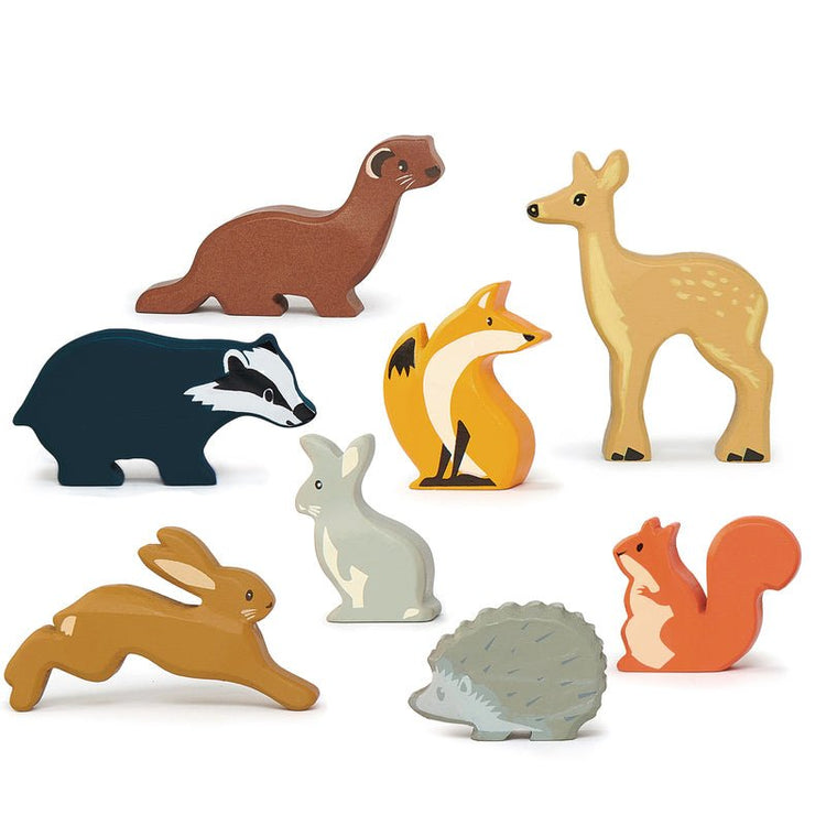 SET OF 8 WOODLAND ANIMALS by TENDER LEAF TOYS - The Playful Collective