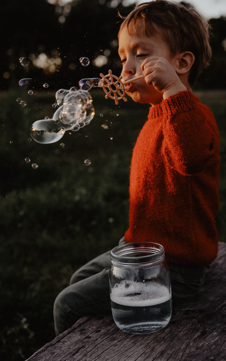 SHIP HELM ECO BUBBLE WAND - PREORDER by KINFOLK PANTRY - The Playful Collective