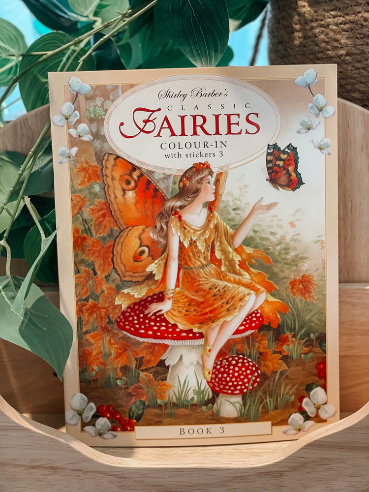 SHIRLEY BARBER | SHIRLEY BARBER’S COLOUR-IN & STICKERS (BOOK 3) by SHIRLEY BARBER - The Playful Collective