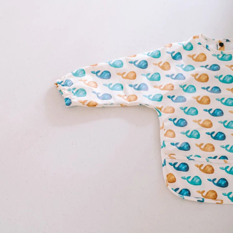 SMOCKIE - WHALES Small (6-12 months) by ELLIEBUB - The Playful Collective
