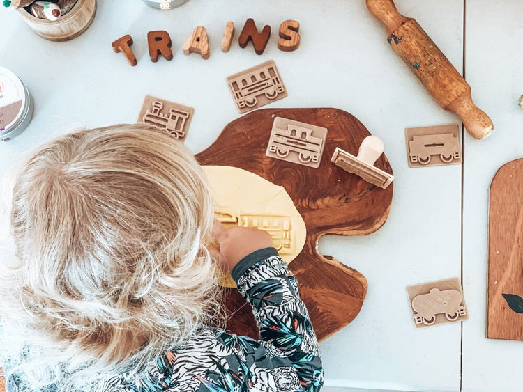 STEAM TRAIN ECO STAMP SET by KINFOLK PANTRY - The Playful Collective