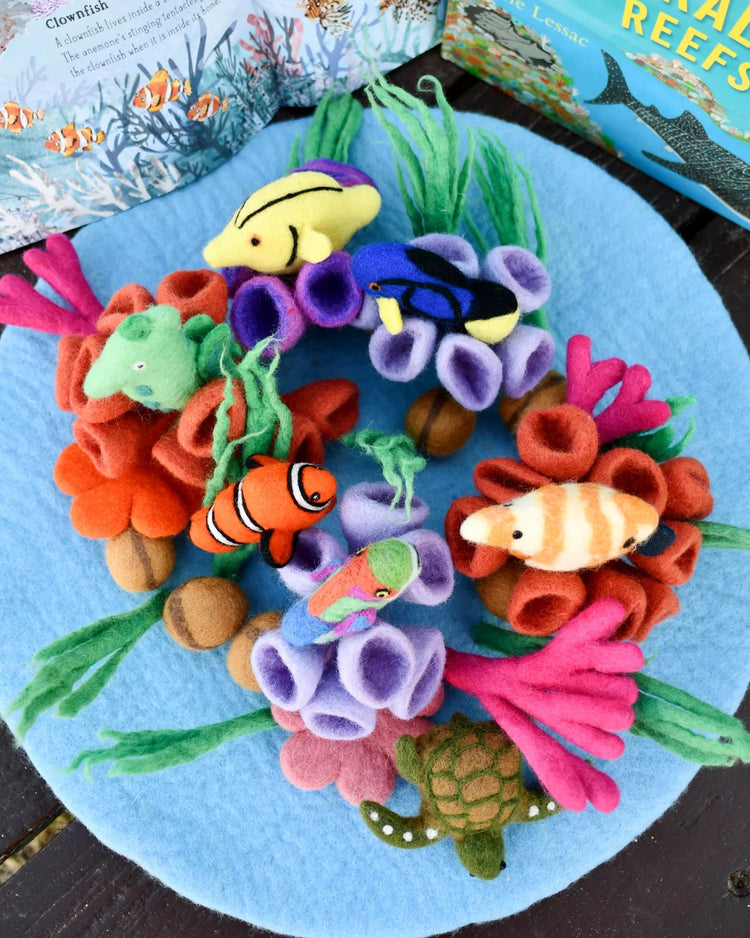 TARA TREASURES | CORAL REEF PLAY MAT PLAYSCAPE by TARA TREASURES - The Playful Collective