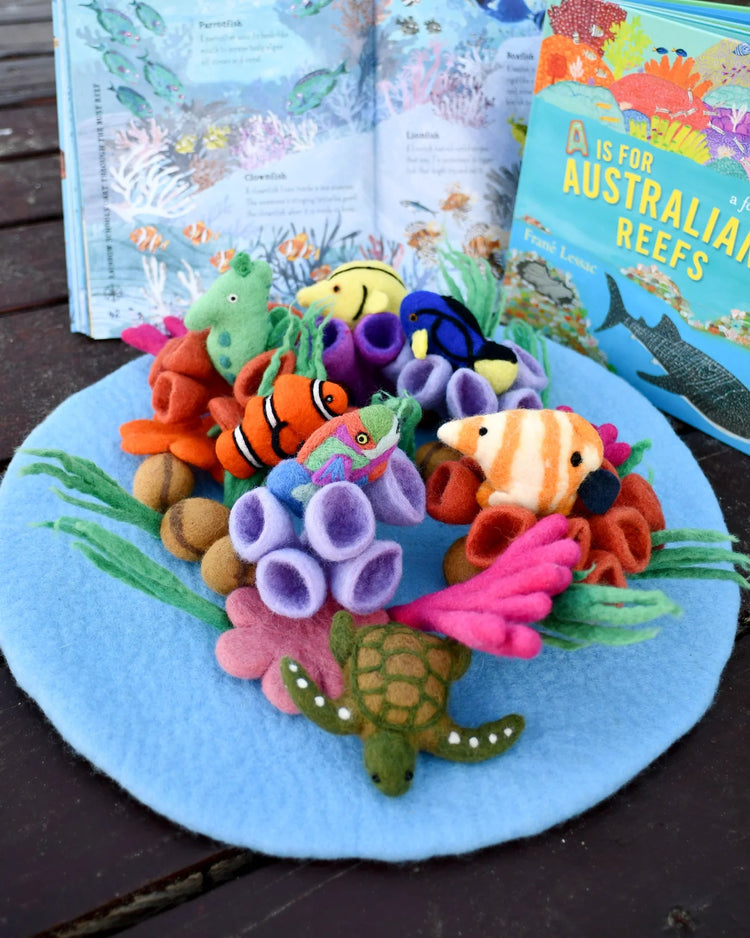 TARA TREASURES | CORAL REEF PLAY MAT PLAYSCAPE by TARA TREASURES - The Playful Collective