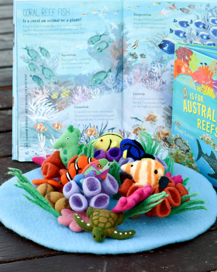 TARA TREASURES | CORAL REEF PLAY MAT PLAYSCAPE by TARA TREASURES - The Playful Collective