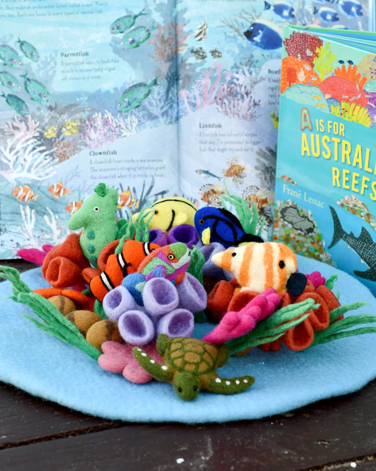 TARA TREASURES | CORAL REEF PLAY MAT PLAYSCAPE by TARA TREASURES - The Playful Collective