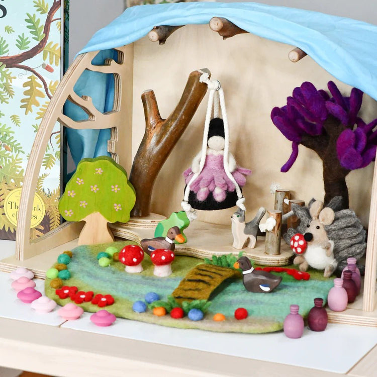 TARA TREASURES | FAIRY RIVER AND BRIDGE PLAY MAT PLAYSCAPE by TARA TREASURES - The Playful Collective