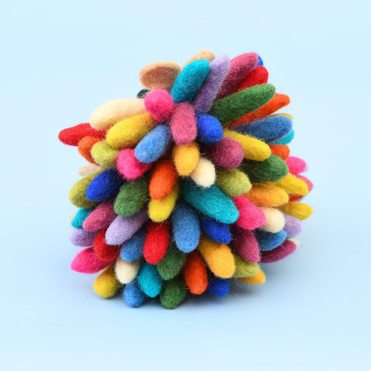 TARA TREASURES | FELT COLOURFUL RAINBOW HEDGEHOG by TARA TREASURES - The Playful Collective