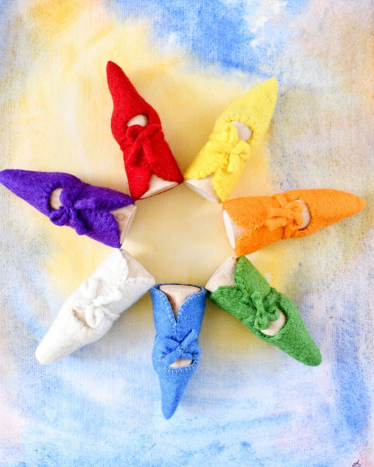 TARA TREASURES | FELT WALDORF COLOURS OF THE WEEK PEG DOLLS *PRE-ORDER* by TARA TREASURES - The Playful Collective