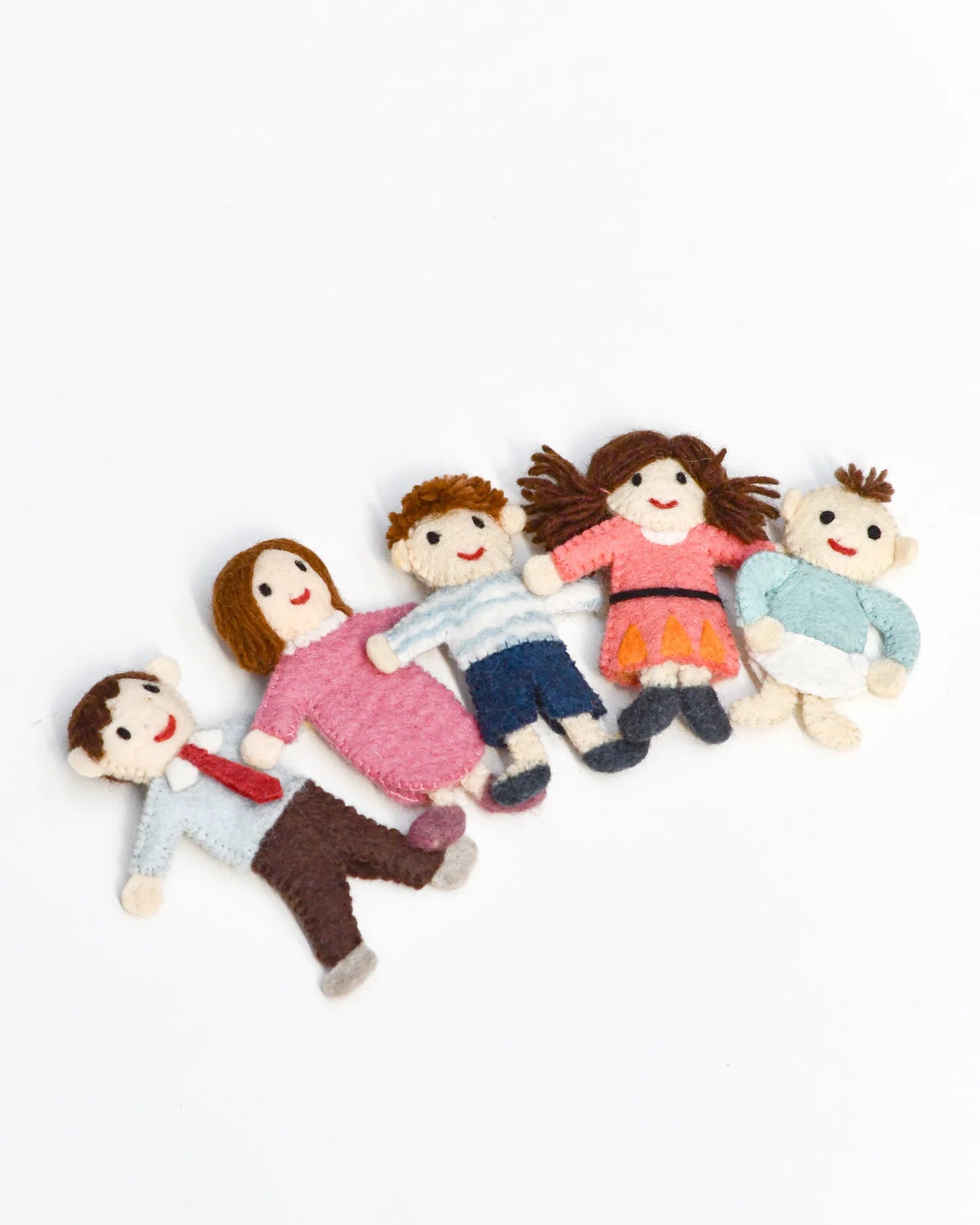 TARA TREASURES | FINGER FAMILY - FELT FINGER PUPPET SET by TARA TREASURES - The Playful Collective