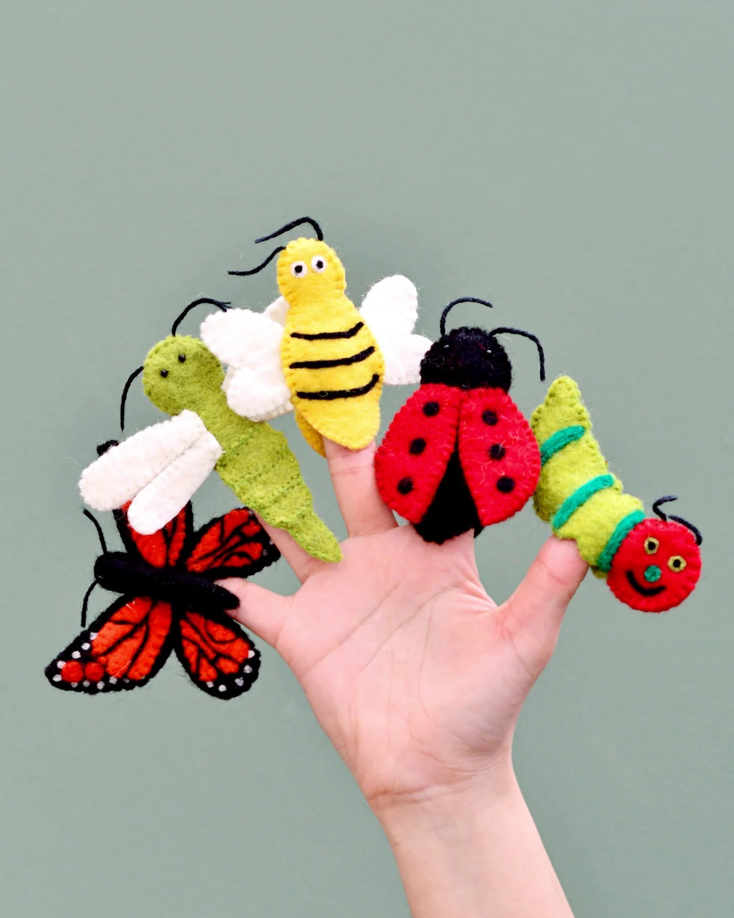 TARA TREASURES | INSECTS AND BUGS FINGER PUPPET SET by TARA TREASURES - The Playful Collective